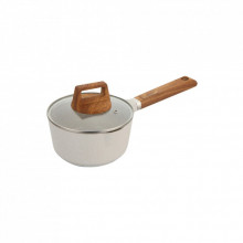 Ковш Bergner Naturally, з кришкою 16 см, 2 л (BG-30635-CR) (287975)