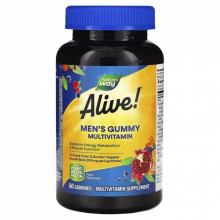 Мультивитамин Nature's Way Мультивитамины для мужчин, вкус фруктов, Alive! Men''s Gummy Multiv (NWY-15900) (308975) Мультивитамин Nature's Way Мультивитамины для мужчин, вкус фруктов, Alive! Men''s Gummy Multiv (NWY-15900) (308975)