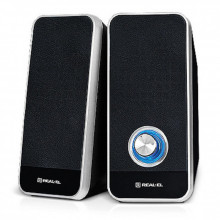 Акустическая система REAL-EL S-80 USB Black (EL121100005) (343975)