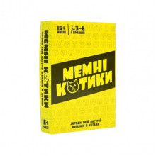 Настольная игра "Мемные котики" 30734 игральные карты 98 штук, инструкция