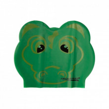 Шапка для плавания Aqua Speed Zoo Latex 116-Crocodile 5713 зелений крокодил Діт OSFM (5908217657138) (286185)