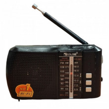 Радиоприёмник FM USB MicroSD Golon ICF-8BT на аккумуляторе 18650 с Bluetooth Черный (190285)