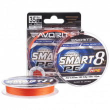 Шнур Favorite Smart PE 8x 150м 2.5/0.265mm 30lb/16.4kg Red Orange (1693.10.86) (277285)