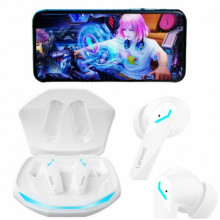 Беспроводные спортивные вакуумные наушники Lenovo Thinkplus GM2 Pro TWS, Bluetooth в кейсе Белые (340285)