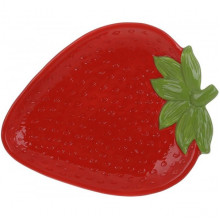 Тарілки Fruits "Strawberry" 31х24см, набір 2 керамічні тарілки (232385)