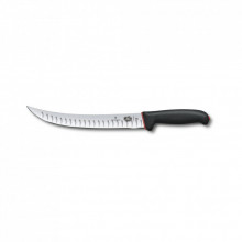 Кухонный нож Victorinox Fibrox Butcher 25 см Dual Grip Black (5.7223.25D) (288385)