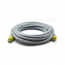 Кабель мультимедийный HDMI M to HDMI M 15.0m V2.0 gray V-LINK (YT-HDMI(M)/(M)HSV2.0-15m/16188) (320385)