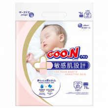Подгузники GOO.N Plus для новорожденных до 5 кг NB размер 76 шт (21000626) (315785)