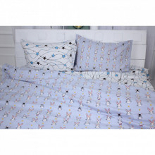 Постельное белье MirSon Бязь Ranforce Elite 17-0527 Bunnies Двуспальный (2200004672915) (333785)