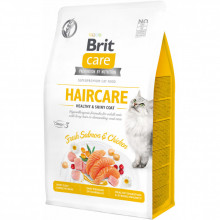 Сухой корм для кошек Brit Care Cat GF Haircare Healthy and Shiny Coat 400 г (8595602540891) (347195)