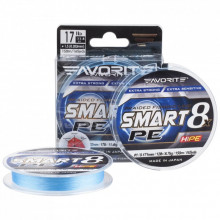 Шнур Favorite Smart PE 8x 150м 2.5/0.265mm 30lb/16.4kg Sky Blue (1693.10.77) (277295)
