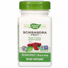 Травы Nature's Way Лимонник, 580 мг, Schisandra Fruit, 100 веганских капсул (NWY16800) (306295)