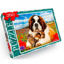 Пазл "Лучшие друзья" Danko Toys C260-13-08, 260 эл. Пазл "Лучшие друзья" Danko Toys C260-13-08, 260 эл.
