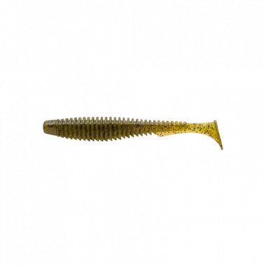Силикон рыболовный FishUP U-Shad 2.5" 074 - Green Pumpkin Seed (9шт/уп) (1862.02.94) (282495)