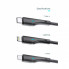 Дата кабель USB 2.0 AM to Lightning 3.0m 2.4A black Essager (EXCL-LSC01) (324495)