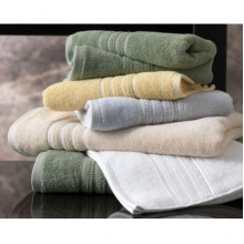 Набір 2 рушники Soft Cotton Aria Green лицьовий та банний, махра (208695)