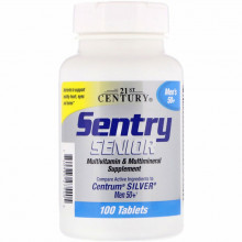 Мультивитамин 21st Century Мультивитамины и Мультиминералы для Мужчин 50+ , Sentry, Sen (CEN-27540) (302895)