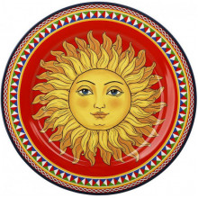 Тарілка порцелянова Sicilia "Sole" Ø27см (Сонце) (248206) Тарілка порцелянова Sicilia "Sole" Ø27см (Сонце) (248206)