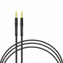 Кабель мультимедийный 3.5mm M to 3.5mm M 1.2m black Intaleo (1283126487538) (255206)