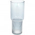 Ваза декоративна Ancient Glass "Фуджі" 32х13см, скло, світло-блакитний (184306)