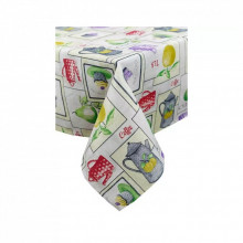 Скатерть Прованс CUPCAKE violet 180х136 (035619) (331306)
