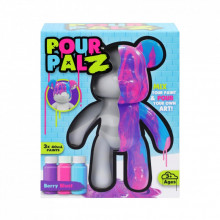 Набор для творчества ToyMonster Pour Palz Флюид Арт - Мишка "Ягодный взрыв" (GS-G08682) (272406)