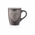 Чашка Ardesto Heart 330 мл Deep Grey (AR3467DGR) (290506)