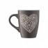 Чашка Ardesto Heart 330 мл Deep Grey (AR3467DGR) (290506)