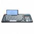 Беспроводная аккумуляторная клавиатура с мышкой, Bluetooth, USB, BT ZYG-806 Комплект (243906)