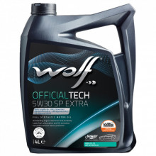 Моторное масло Wolf OFFICIALTECH 5W30 C3 SP EXTRA 4л (1049359) (296216)