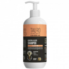 Шампунь для животных Tauro Pro Line Ultra Natural Care Keratin & Gloss 400 мл (TPL63606) (303216)