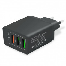 Зарядное устройство XoKo QC-305 3 USB 5.1A Black (QC-305-BK) (321316) Зарядное устройство XoKo QC-305 3 USB 5.1A Black (QC-305-BK) (321316)