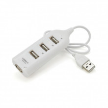 Концентратор Voltronic USB 2.0 to 4xUSB white (DNS-HUB4-OW) (257516)