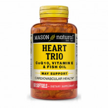 Витаминно-минеральный комплекс Mason Natural Здоровье Сердца и Сосудов, Heart Trio CoQ10, Vitamin E & Fis (MAV14115) (304816)
