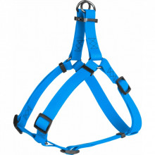 Шлей для собак WAUDOG Waterproof с QR-паспортом S Ш 15 мм Д 40-55 см голубая (27642) (309026)