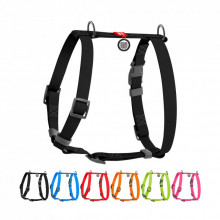 Шлей для собак WAUDOG Waterproof Н-образная анатомическая М черный (32811) (310026)