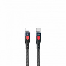 Кабель Remax Lesu Pro Aluminum Alloy Type-C to Lightning PD 20W 1M Черный (RC-188i) (253126)