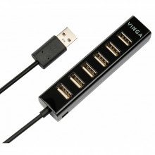 Концентратор Vinga USB2.0 to 7*USB2.0 HUB (VHA2A7) (194326)