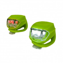 Комплект велофар Good Bike Silicone LED Green (92325Green-IS) (274326)
