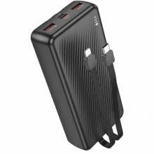 Powerbank BOROFONE BJ57A с быстрой зарядкой 22.5W 20000 mAh + кабели Type-C/Lightning Черный (343426)