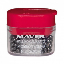 Грузило Maver набір Pallini Supercalibrati Teneri 7/0 (1.385g) (1300.36.13) (284626)