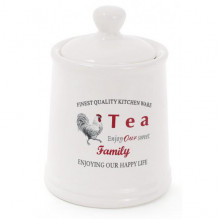 Банка керамічна "Тоскана" Family TEA 650мл для зберігання сипучих продуктів (176726)