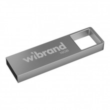 USB флеш накопитель Wibrand 16GB Shark Silver USB 2.0 (WI2.0/SH16U4S) (228826)