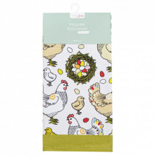 Полотенце Home Line кухонное Курочки 40x60 см (182820) (326826)