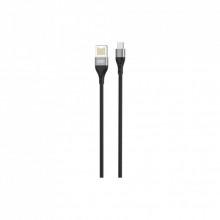Дата кабель USB 2.0 AM to Micro 5P 1.0m 2.4A double-sided NB188 gray XO (6920680879717) (324926)