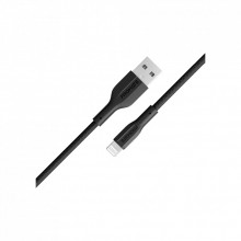Дата кабель USB 2.0 AM to Lightning 1.0m 2A black Promate (xcord-ai.black) (323036)