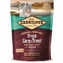 Сухой корм для кошек Carnilove Fresh Carp and Trout Sterilised for Adult cats 400 г (8595602527427) (323236)