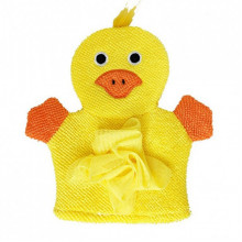 Мочалка-перчатка для купания малышей MGZ-0911(Yellow) Утенок
