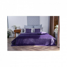 Покрывало Руно двустороннее декоративное Velour Violet 220х240 см (330.55_Violet) (324436)