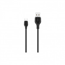 Дата кабель USB 2.0 AM to Micro 5P 2.0m 2.1A black XO (XO-NB103-BK) (323536)